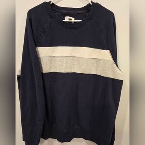 Goodfellow & Co Navy and Gray Crewneck Sweater